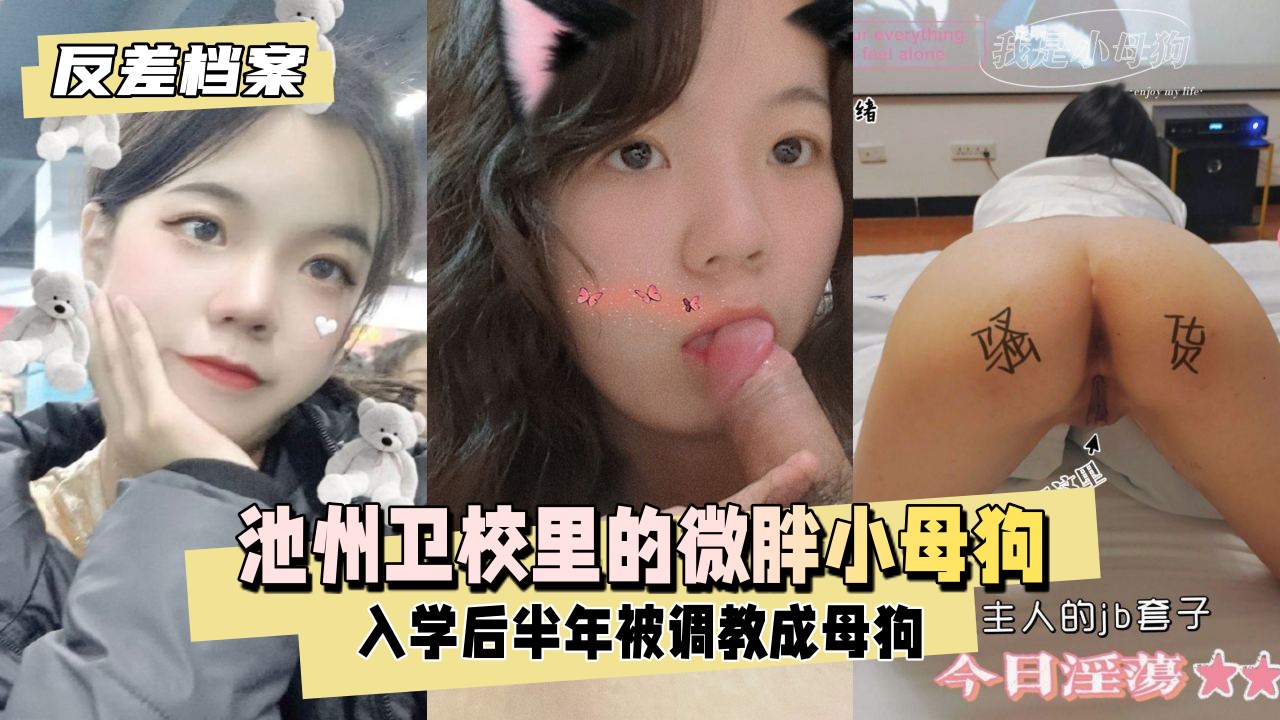 【反差婊档案】池州卫校里的微胖小母狗入学后大概半年被我同学调教成母狗